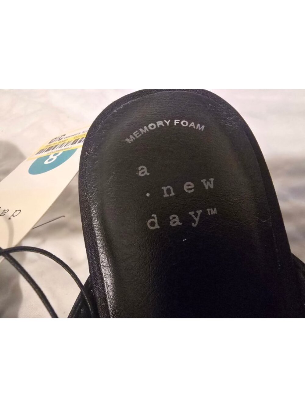 Women’s Katia Heels with Memory Foam Insole - a New Day™ Black 9.5 Boxed - Picture 4 of 8